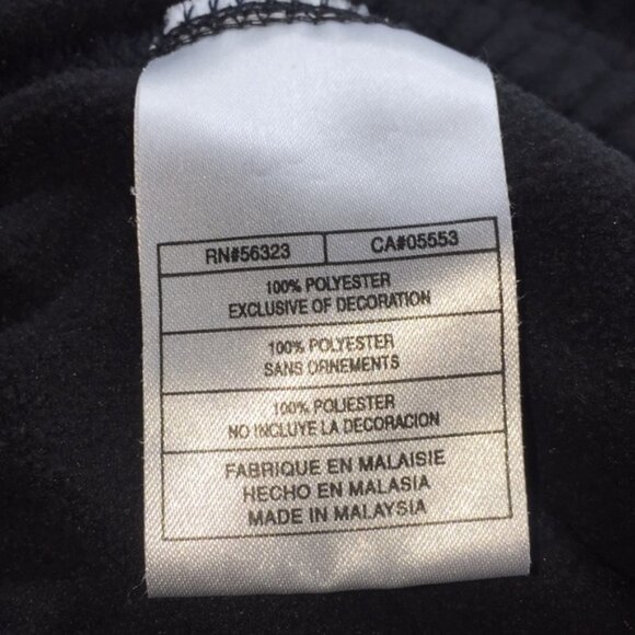 Nike Men’s Track Jogging Activewear Pants Polar Fleece Black Size XXL - Picture 9 of 11